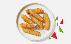 Палочки из сыра Моцарелла в панировке, 1 кг