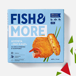Котлеты из креветок Fish&More, 450 г
